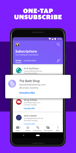 Yahoo Mail Go- Organized Email