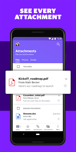 Yahoo Mail Go- Organized Email