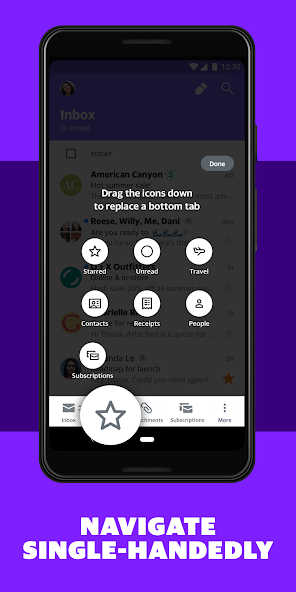 Yahoo Mail Go- Organized Email